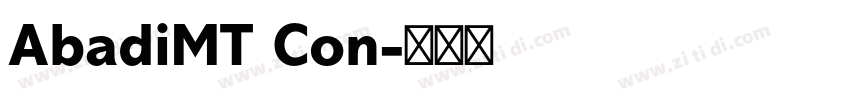 AbadiMT Con字体转换